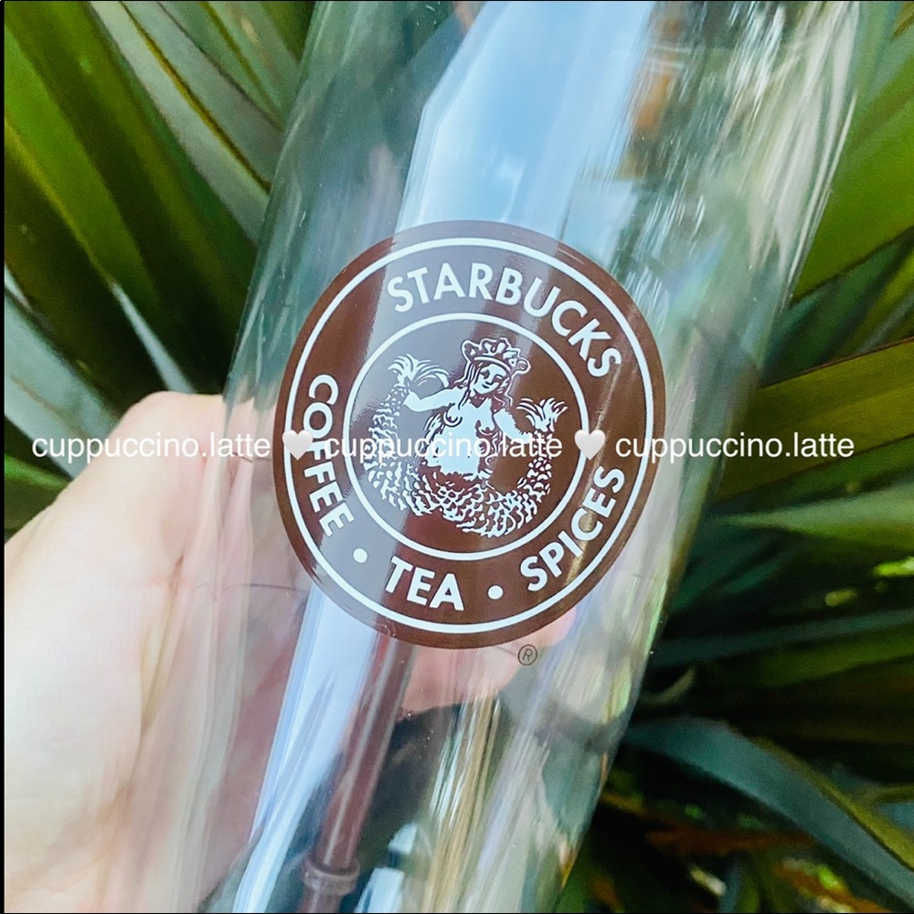 🤎NEW SET🤎Starbucks Pike Place Original Logo & Amber Siren Soft Touch Cups - Picture 12 of 16